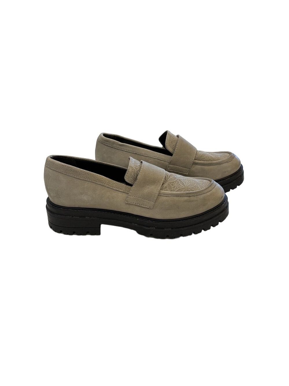 Miz Mooz Size EU 40 Daria taupe suede lug sole platform loafer. - Picture 2 of 10